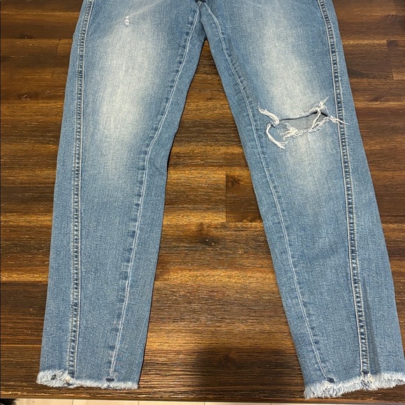 Zara Basic Dept Light Blue Denim Jeans - Picture 6 of 8
